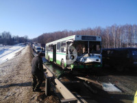 Авария на трассе Тула-Щекино, 10 февраля 2020, Фото: 1