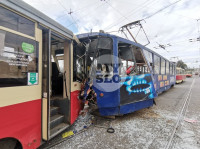 Лобовое столкновение двух трамваев в Туле, Фото: 7