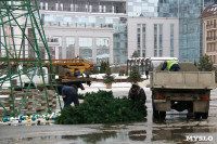 В Туле убирают главную новогоднюю ёлку , Фото: 7
