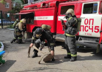 В тульском ЦО №36 работали пожарные, Фото: 6