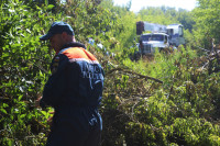 Спасатели приступили к расчистке берегов реки Воронки в Туле: фото, Фото: 15