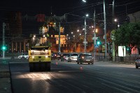 Укладка асфальта на проспекте Ленина. 6.06.2014, Фото: 16