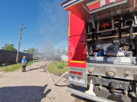 В Туле соседи и пожарные отстояли от огня частный дом, Фото: 7