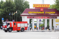 Пожарные эвакуировали людей из здания УМВД России по Тульской области, Фото: 19