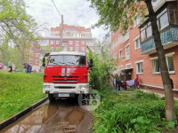 В Туле на ул. Мезенцева в подвале пятиэтажки начался пожар, Фото: 5
