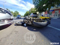ДТП с мотоциклистом на ул. Дм.Ульянова 25.06.19, Фото: 1