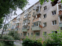 Появились фото с места ЧП в Щекино, где беспилотник атаковал жилой дом , Фото: 5