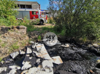 Разлив нефтепродуктов и пожар на бывшей птицефабрике «Рассвет», Фото: 5