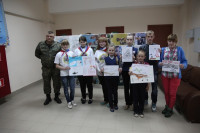 Тульские омоновцы провели конкурса детского рисунка, Фото: 3