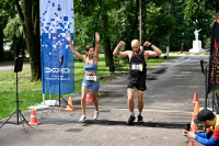 Хаски пробежала 5 км ЭФКОChallenge в Новомосковске вместе с хозяйкой, Фото: 12