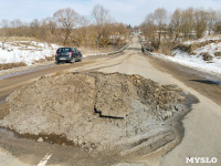 В Орлово Тульской области с подтопленного моста сошла вода, Фото: 2