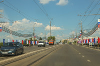Тулу украсили флагами ко Дню России, Фото: 18