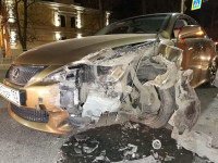 В Туле столкнулись Lexus, «семерка» и «Приора», Фото: 5
