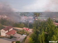 В Туле сгорел заброшенный склад, Фото: 12