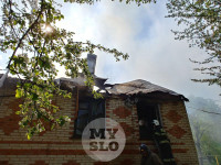 Сгорел дом в поселке Лесной, Фото: 12