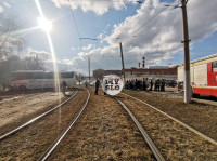 На ул. Щегловская Засека в Туле столкнулись автобус и кроссовер, Фото: 2