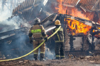 Пожар на Скуратовской , Фото: 29