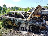 Цыганский конфликт в Туле: ночью подожжены четыре автомобиля, Фото: 1