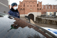 Полицейские проверяют, как туляки соблюдают ограничения карантина , Фото: 25