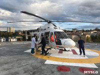 Жительницу Одоева доставили в Тулу из Сочи на вертолете санавиации​, Фото: 2