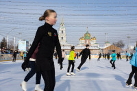 Камила Валиева дала мастер-класс для детей на Губернском катке в Туле, Фото: 8