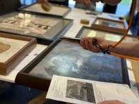 В тульском Фонде искусств приступили к распаковке экспонатов к выставке Александра Дейнеки, Фото: 7