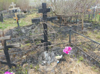 Сгоревшее кладбище в Алексине, Фото: 5