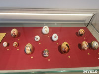 В Туле открылась выставка старинных фарфоровых пасхальных яиц, Фото: 3