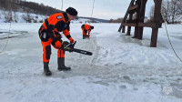 В Туле МЧС взорвали лёд на реке Дон: видео, Фото: 18