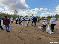 В Кондуках участники Всероссийской акции «Вода России» собрали 500 мешков мусора, Фото: 32