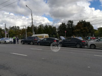 В Туле на проспекте Ленина столкнулись три автомобиля, Фото: 6