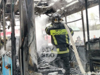 В Туле на ходу загорелся автобус №26, Фото: 10