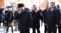 Владимир Груздев и руководители Фонда содействия реформированию ЖКХ в Кимовске , Фото: 15