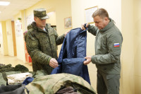 Алексей Дюмин проверил экипировку и подготовку мобилизованных туляков , Фото: 27