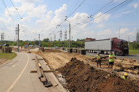 Ремонт трамвайных путей в Криволучье, Фото: 7