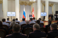 Дмитрий Миляев поздравил сотрудников ОВД, Фото: 8