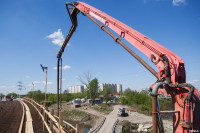 Монолитный мост через Упу в Туле: строители рассказали об особой технологии заливки бетона, Фото: 24