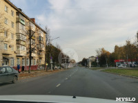 На улице Металлургов в Туле запретили остановку и стоянку, Фото: 17
