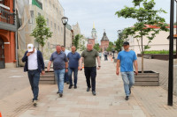 На улице Металлистов в Туле началась замена плитки и обустройство нового сквера, Фото: 6