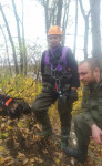 В Тульской области волонтеры спасли собаку из заброшенного отстойника, Фото: 5