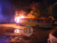 Сгорел автобус в Заречье , Фото: 8