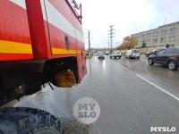 В Туле Niva подрезала микроавтобус и тот влетел в пожарных, Фото: 17