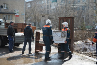 У дома, поврежденного взрывом в Ясногорске, демонтировали опасный угол стены, Фото: 13