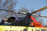 В Тульский перинатальный центр из Новомосковска на вертолете доставлены близняшки, Фото: 26