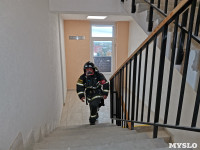 Тульские пожарные провели соревнования по бегу на 22-этаж, Фото: 31