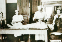 Секционный зал патологоанатомического отделения, 1940-е годы., Фото: 23