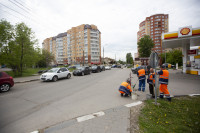 На улице Генерала Маргелова запретят разворачиваться через заправку, Фото: 4