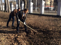 Субботник в Комсомольском парке с Владимиром Груздевым, 11.04.2014, Фото: 5