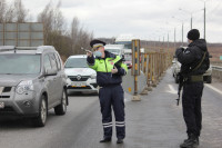 В Тульской области на трассах выставлены посты для контроля за въезжающими в регион, Фото: 17