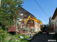 В Плеханово вновь сносят незаконные дома цыган, Фото: 21